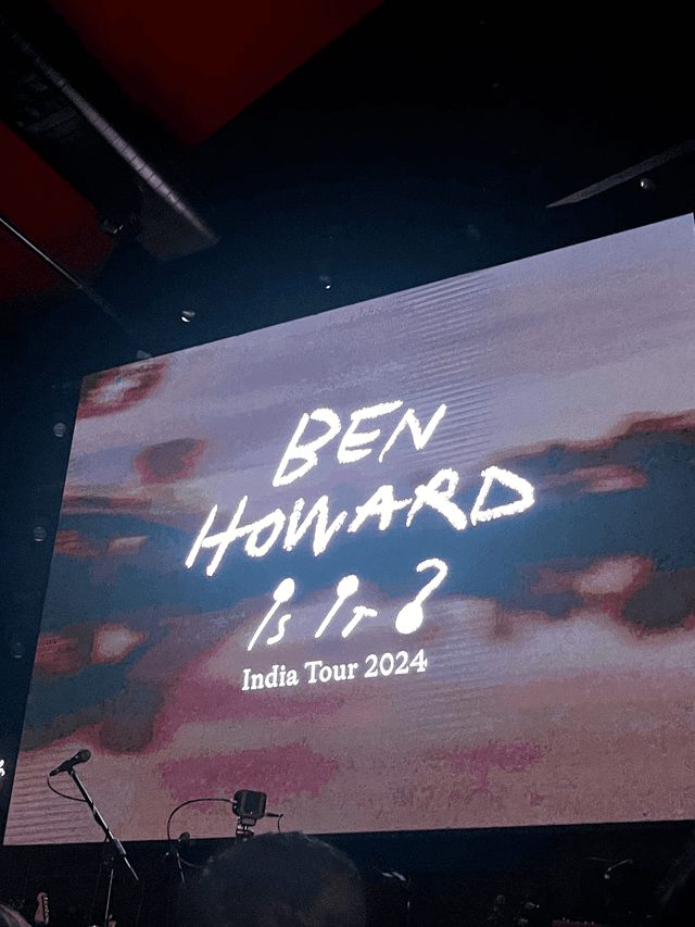 Ben Howard - Is It 2024 Tour concert photo