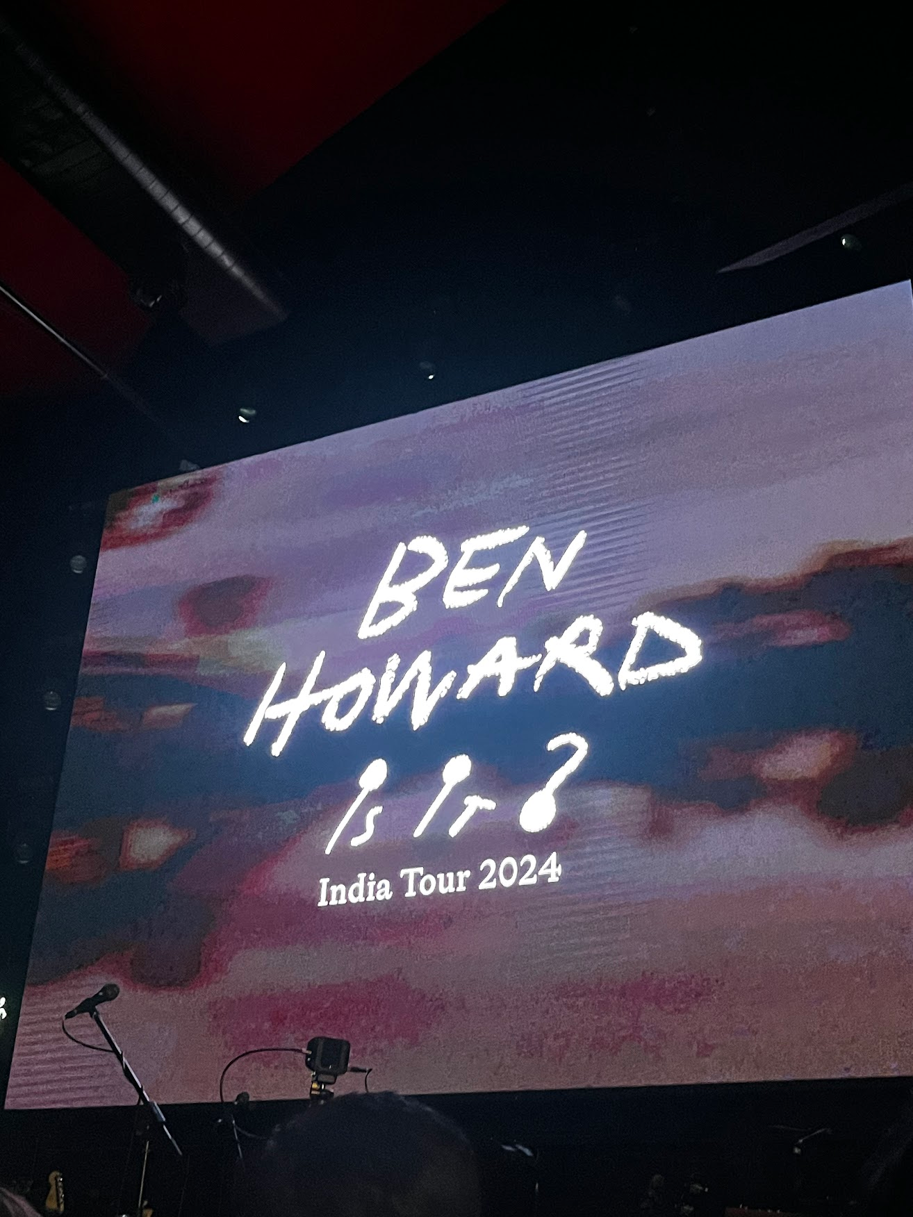 Ben Howard - Is It 2024 Tour concert photo