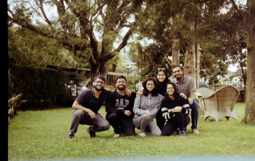 Sanjay with friends