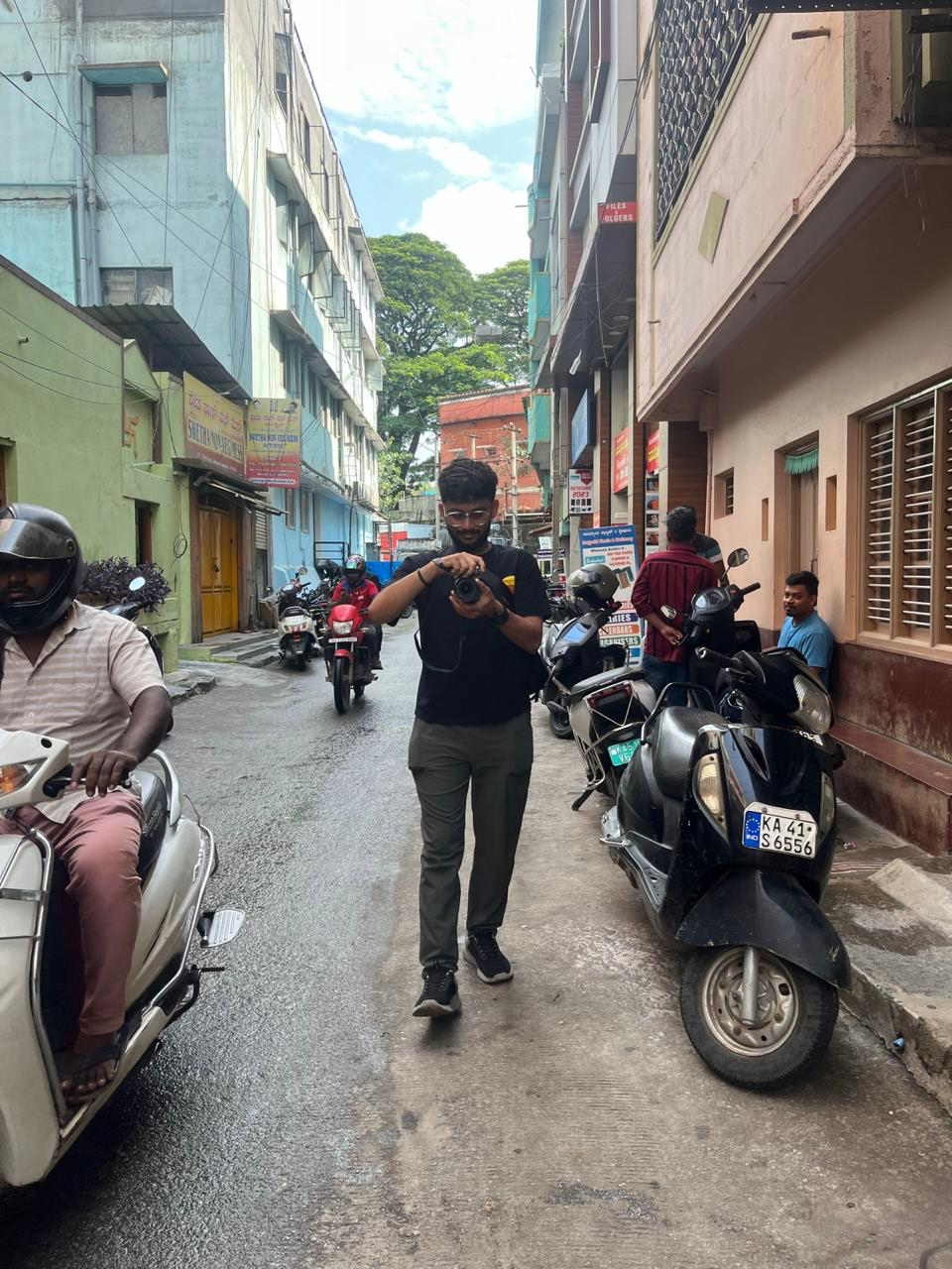 Sanjay with his camera
