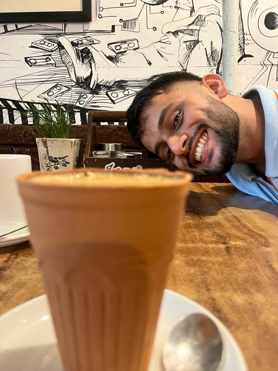 Sanjay in tea